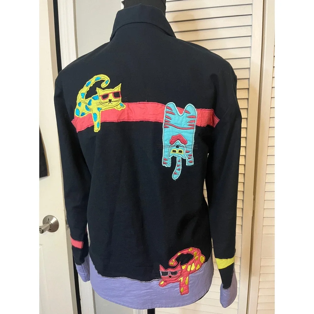 Vintage Keren Hart? Cat Jacket
Womens Applique Embroidered
Multi Karen‎ Cats - Picture 4 of 8